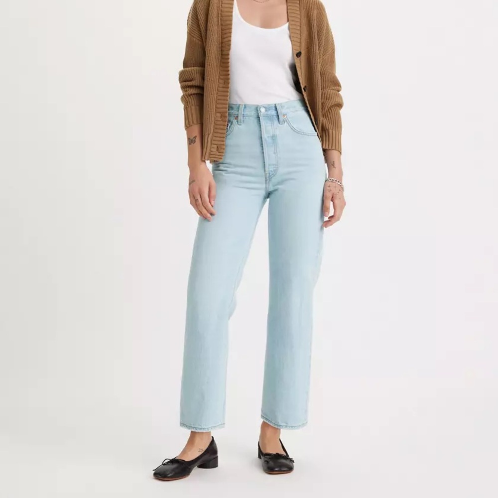 Ribcage Straight Ankle Jeans, 25 X 29